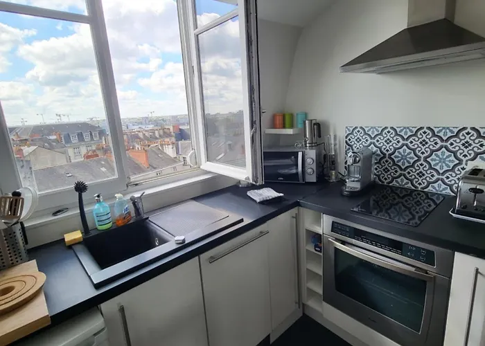 Апартаменты Hyper Centre De Nantes, Dernier Etage Vue Exceptionnelle *